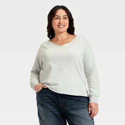 Women's Oversized Sweatshirt - Universal Thread™ Heather Gray XXL