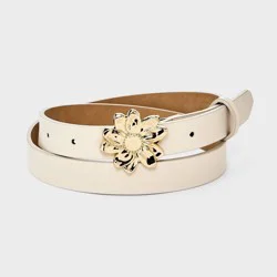 Flower Peg Belt - A New Day™ White XXL