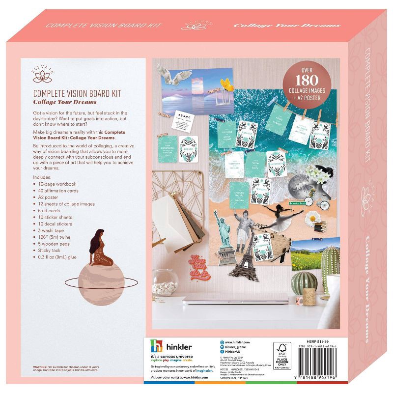 slide 6 of 6, Hinkler Books Complete Vision Board Kit Collage Your Dreams, 1 ct