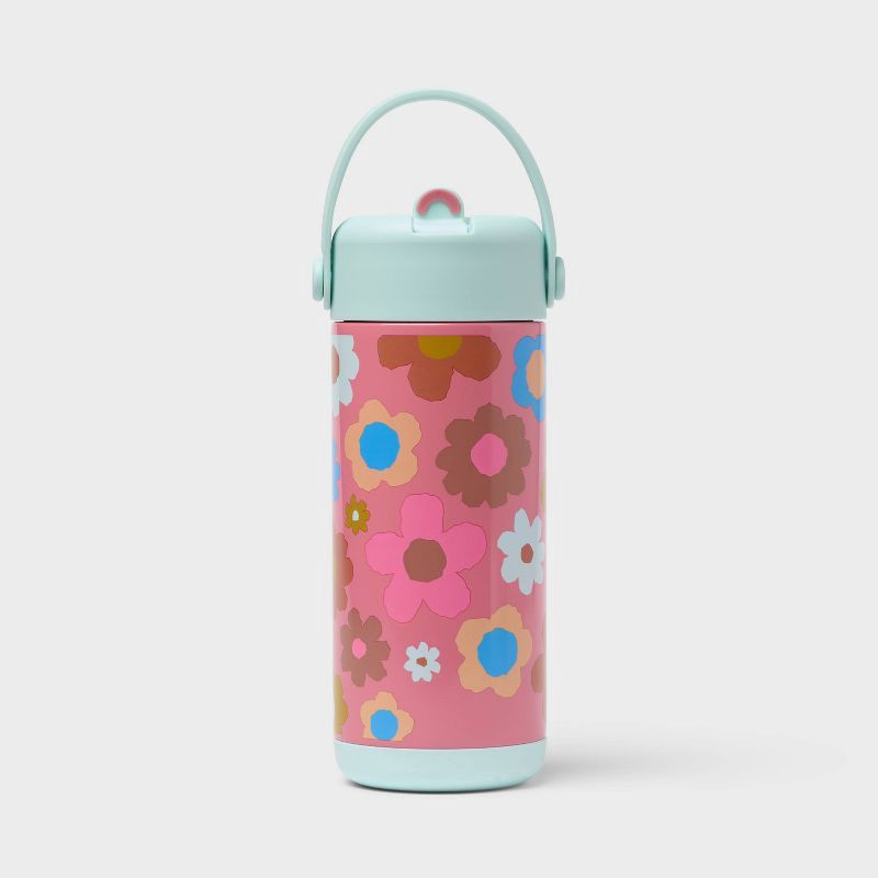 slide 1 of 3, 13.5 fl oz Younger Girls' Water Bottle - Pillowfort™, 13.5 fl oz