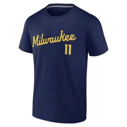 MLB Milwaukee Brewers Men's Jackson Chourio 11 T-Shirt - XL