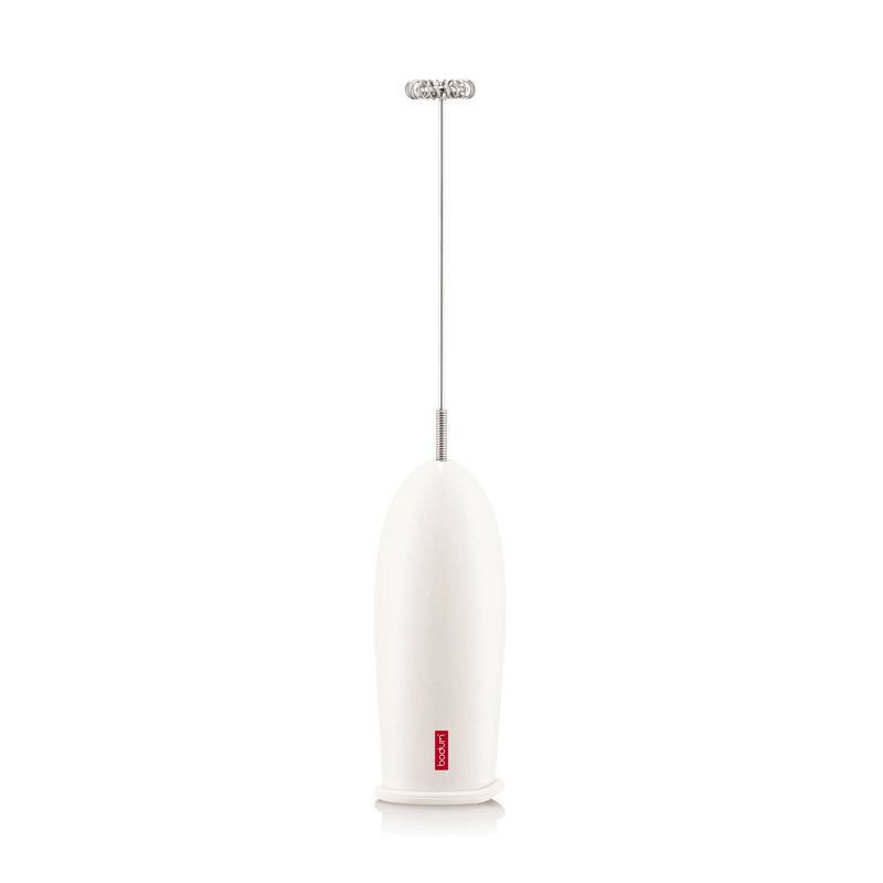 slide 1 of 4, Bodum Schiuma Milk Frother - White, 1 ct