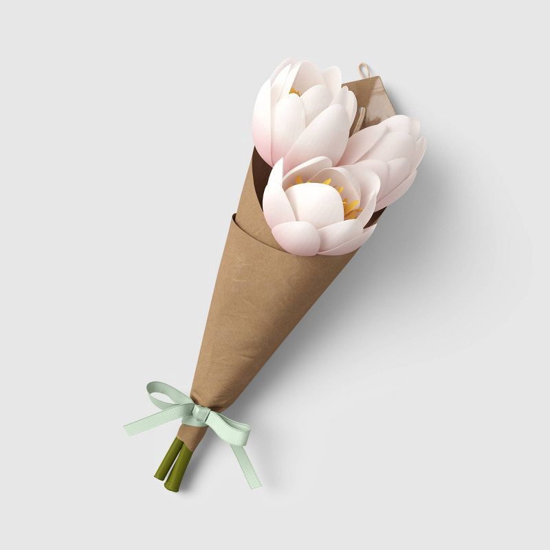 slide 1 of 4, 12" Wrapped Lotus Floral Bundle - Threshold™, 1 ct