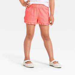 Toddler Girls' Twill Shorts - Cat & Jack™ Pink 2T
