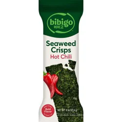 Bibigo Hot Chili Seaweed Crisps - 0.14oz