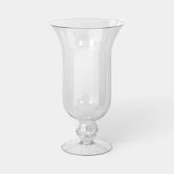 Tall Glass Footed Vase Blown - Threshold™
