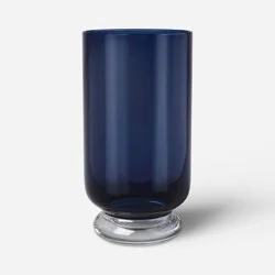 Large Glass Vase Blue - Threshold™