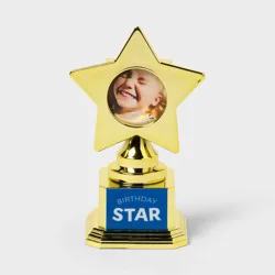 Birthday Star Frame Trophy Gold - Spritz™