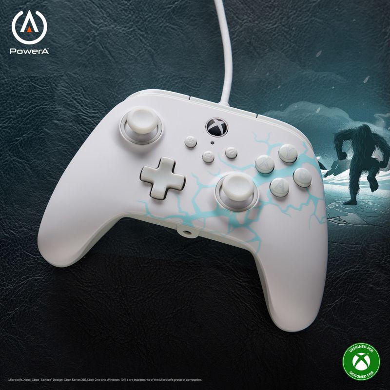 slide 2 of 11, PowerA Advantage Wired Controller for Xbox Series X|S - Arctic Ice, 1 ct