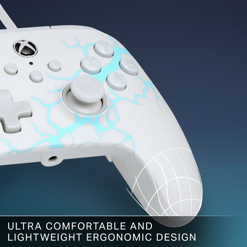 slide 7 of 11, PowerA Advantage Wired Controller for Xbox Series X|S - Arctic Ice, 1 ct