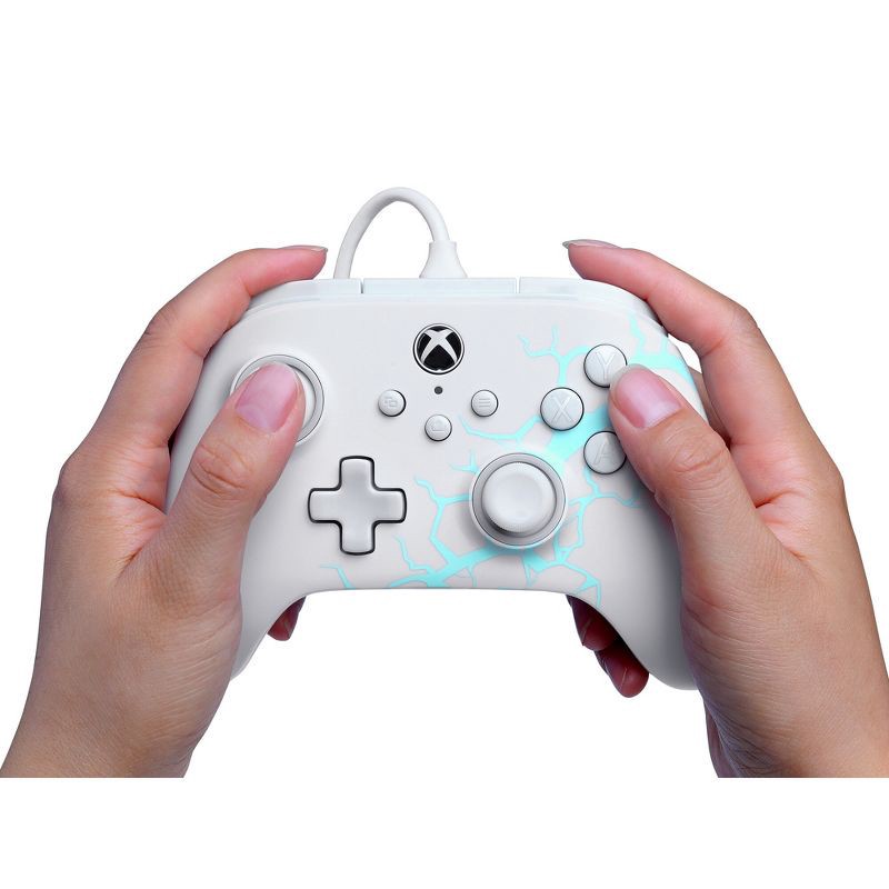 slide 9 of 11, PowerA Advantage Wired Controller for Xbox Series X|S - Arctic Ice, 1 ct