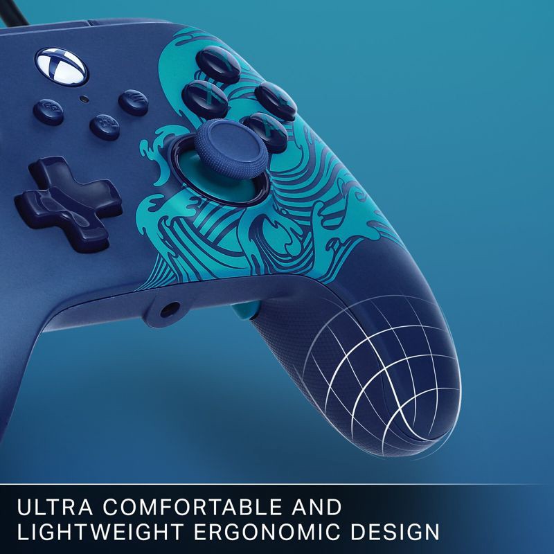 slide 7 of 11, PowerA Advantage Wired Controller for Xbox Series X|S - Blue Wave, 1 ct