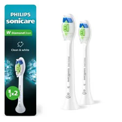 Philips Sonicare W2 Diamond Clean Replacement Brush Heads - White - 2pk