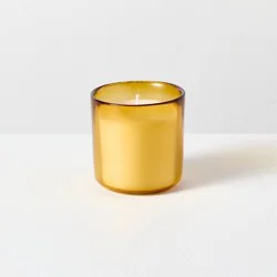Hearth & Hand with Magnolia Small Glass Seasonal Sun and Citron Jar Candle Yellow 6oz - Hearth & Hand™ with Magnolia