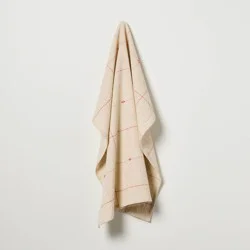 Hearth & Hand with Magnolia Flour Sack Sour Cream/Poppy - Hearth & Hand™ with Magnolia