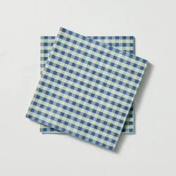 Hearth & Hand with Magnolia 20pk Disposable Paper Napkins Gingham - Hearth & Hand™ with Magnolia