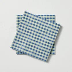 Hearth & Hand with Magnolia 20pk Disposable Paper Napkins Gingham - Hearth & Hand™ with Magnolia