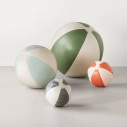 Hearth & Hand with Magnolia 4pk Inflatable Beach Balls - Hearth & Hand™ with Magnolia
