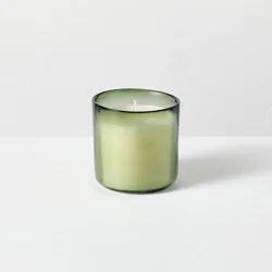 Hearth & Hand with Magnolia Small Glass Seasonal Berry Leaf and Lemon Jar Candle Green 6oz - Hearth & Hand™ with Magnolia
