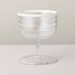 Hearth & Hand with Magnolia 8 fl oz Tritan Plastic Coupe Glass White - Hearth & Hand™ with Magnolia