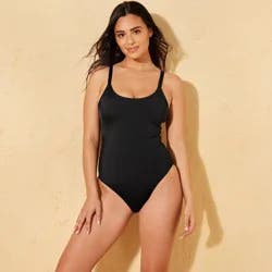 Andie Swim Women's Copacabana One Piece Swimsuit - Black XL
