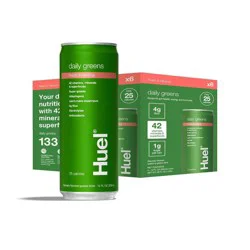 Huel RTD Daily Greens Peach Hibiscus Drink - 6pk/12 fl oz