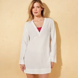 Andie Swim Women's Paula Tunic Cover Up - Egret M