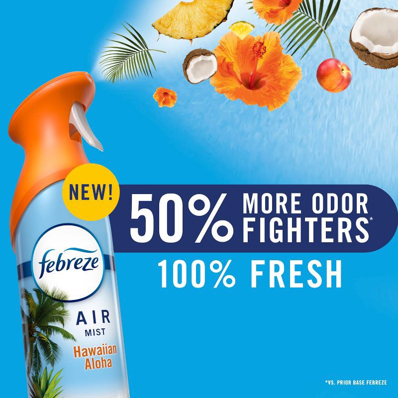 slide 3 of 13, Febreze Odor-Fighting Air Freshener Jasmine & Honeysuckle, 1 ct