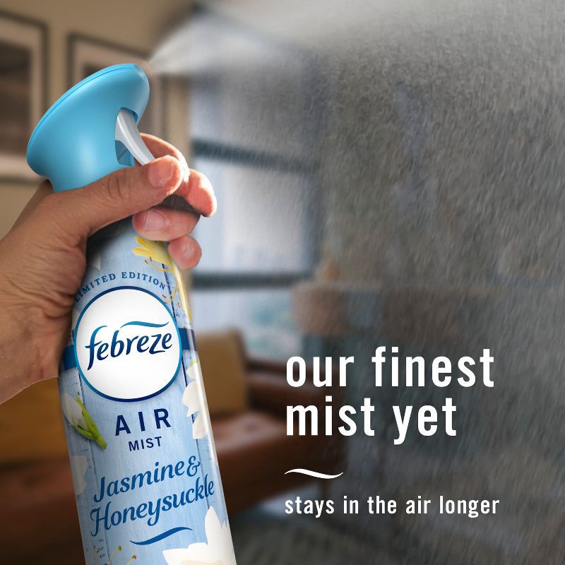 slide 7 of 13, Febreze Odor-Fighting Air Freshener Jasmine & Honeysuckle, 1 ct