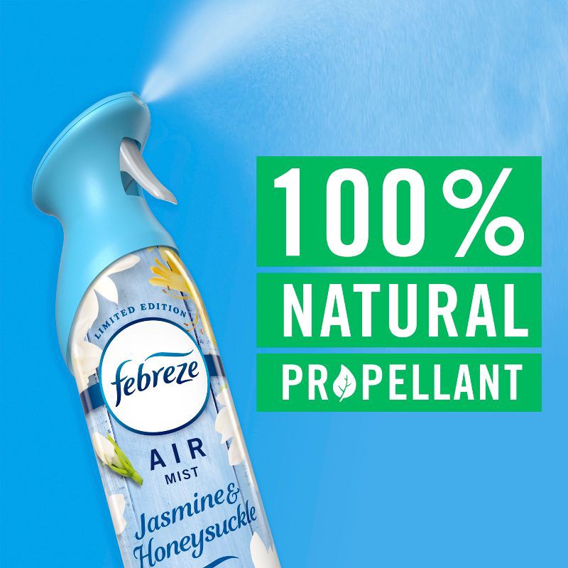 slide 9 of 13, Febreze Odor-Fighting Air Freshener Jasmine & Honeysuckle, 1 ct