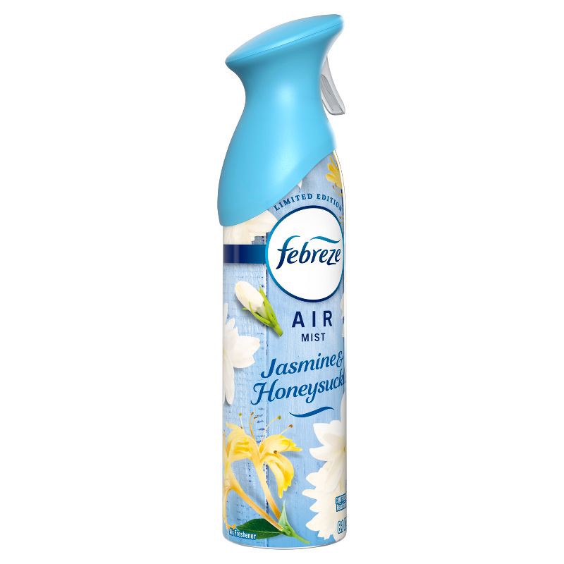 slide 11 of 13, Febreze Odor-Fighting Air Freshener Jasmine & Honeysuckle, 1 ct