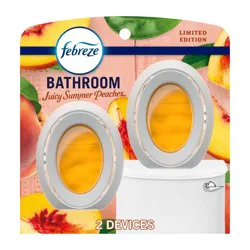 Febreze Bathroom Air Freshener Juicy Summer Peaches - 2ct