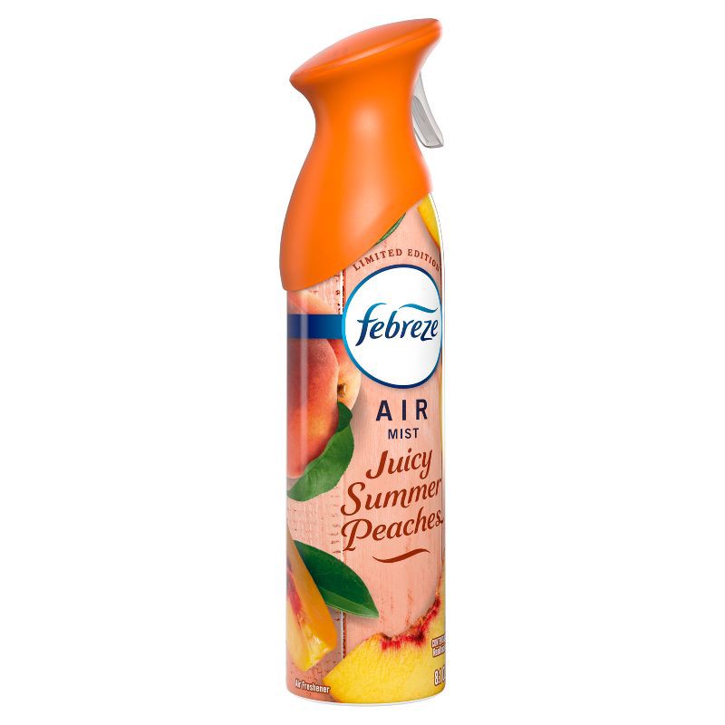 slide 11 of 13, Febreze Odor-Fighting Air Freshener Juicy Summer Peaches, 1 ct