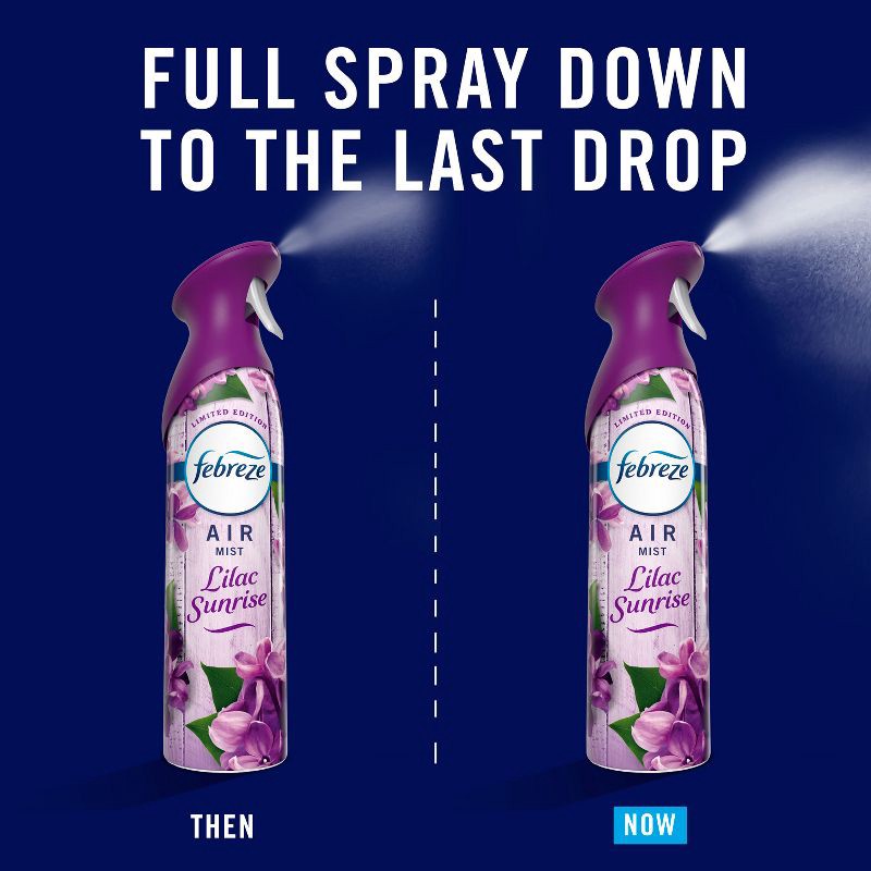 slide 6 of 13, Febreze Odor-Fighting Air Freshener Lilac Sunrise, 1 ct