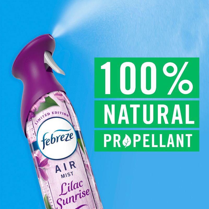 slide 9 of 13, Febreze Odor-Fighting Air Freshener Lilac Sunrise, 1 ct