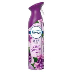 Febreze Odor-Fighting Air Freshener Lilac Sunrise: Aerosol, Non-Powered, 1-Pack