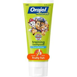 Orajel Naturals Kids PAW Patrol Fluoride-Free Training Gel Toothpaste - Fruity Fun - 3.5oz