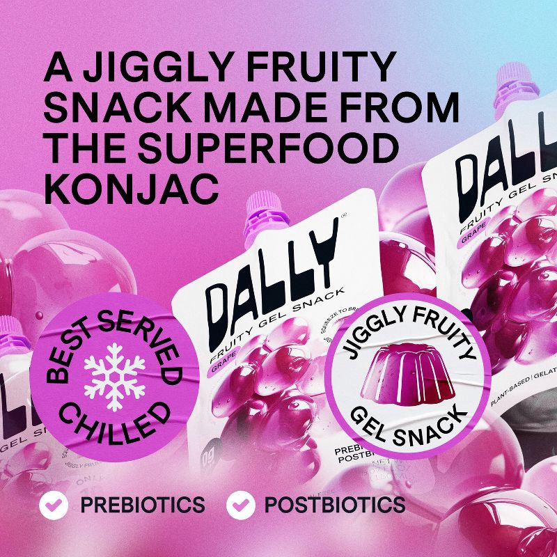 slide 4 of 6, Dally Grape Gel Snack - 5.07 fl oz, 5.07 fl oz