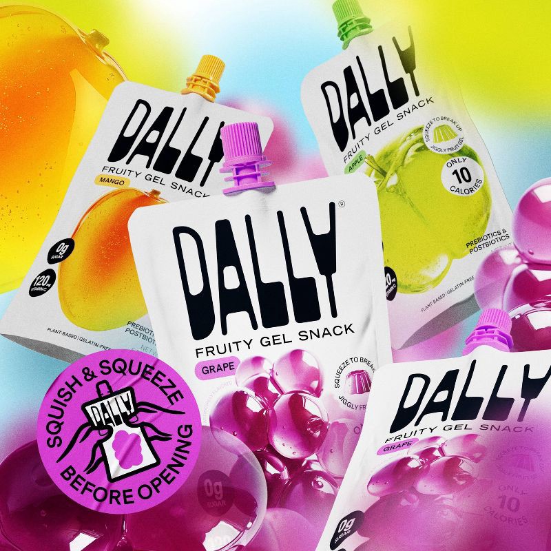 slide 2 of 6, Dally Grape Gel Snack - 5.07 fl oz, 5.07 fl oz