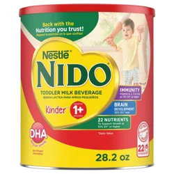 Nido Kinder 1+ Powder Beverage Mix - 28.2oz: Toddler Formula, Milk Base, Brain Development, Immune Support