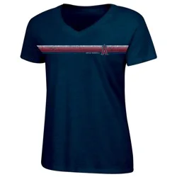 MLB Los Angeles Angels Women's Bi-Blend V-Neck T-Shirt - S