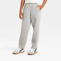 Boys' Fleece Tapered Leg Pull-On Pants - art class™ Gray L