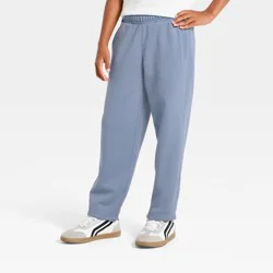 Boys' Fleece Tapered Leg Pull-On Pants - art class™ Light Blue M