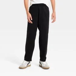 Boys' Fleece Tapered Leg Pull-On Pants - art class™ Black M
