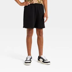 Boys' Fleece Shorts - art class™ Black M