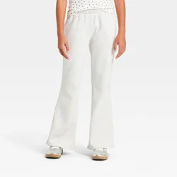Girls' Fleece Flare Leg Sweatpants - art class™ Heather Gray S