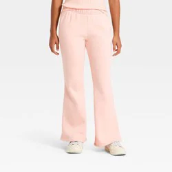 Girls' Fleece Flare Leg Sweatpants - art class™ Pink L