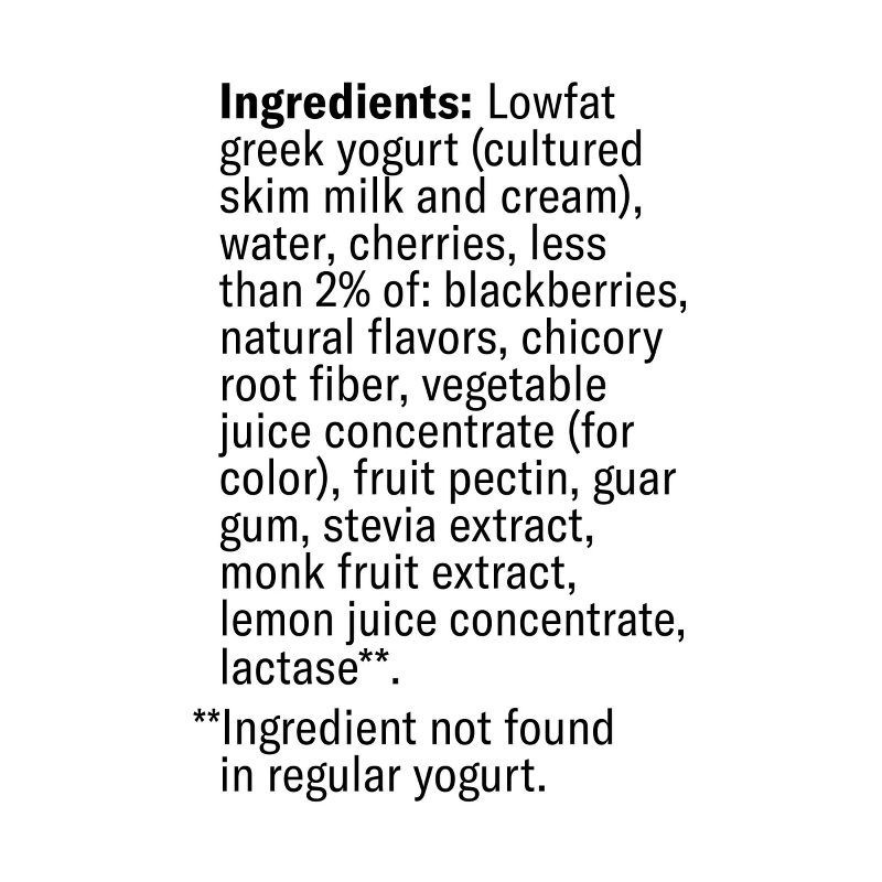 slide 7 of 7, Chobani Cherry Berry Greek Yogurt Drink - 15g Protein 7 fl oz, 15 gram, 7 fl oz