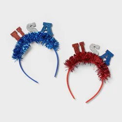 2ct 4th of July USA Party Headbands - Spritz™