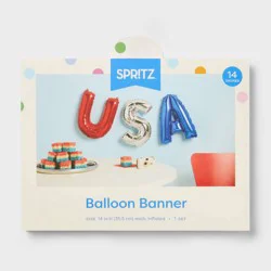 4th of July USA Foil Balloon Banner - Spritz™